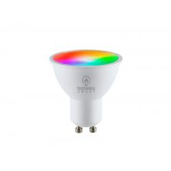 Lâmpada led smart wifi MR16 4,8W RGB Taschibra