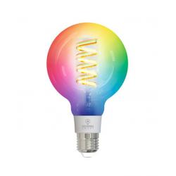 Lâmpada led smart wifi G95 6W RGB Taschibra